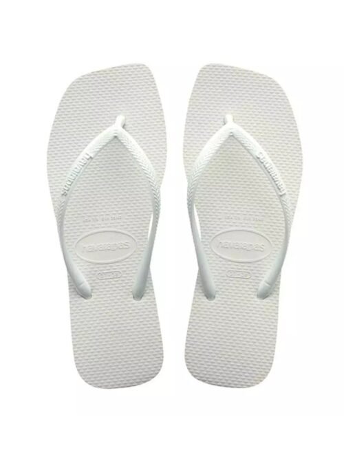 CHINELO FEMININO HAVAIANAS SLIM SQUARE BRANCO